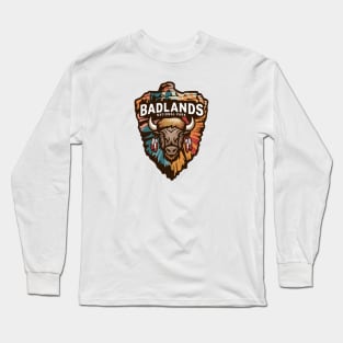 Badlands National Park Bison Long Sleeve T-Shirt